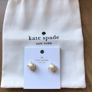 NWT Kate Spade Faux Pearl Earrings